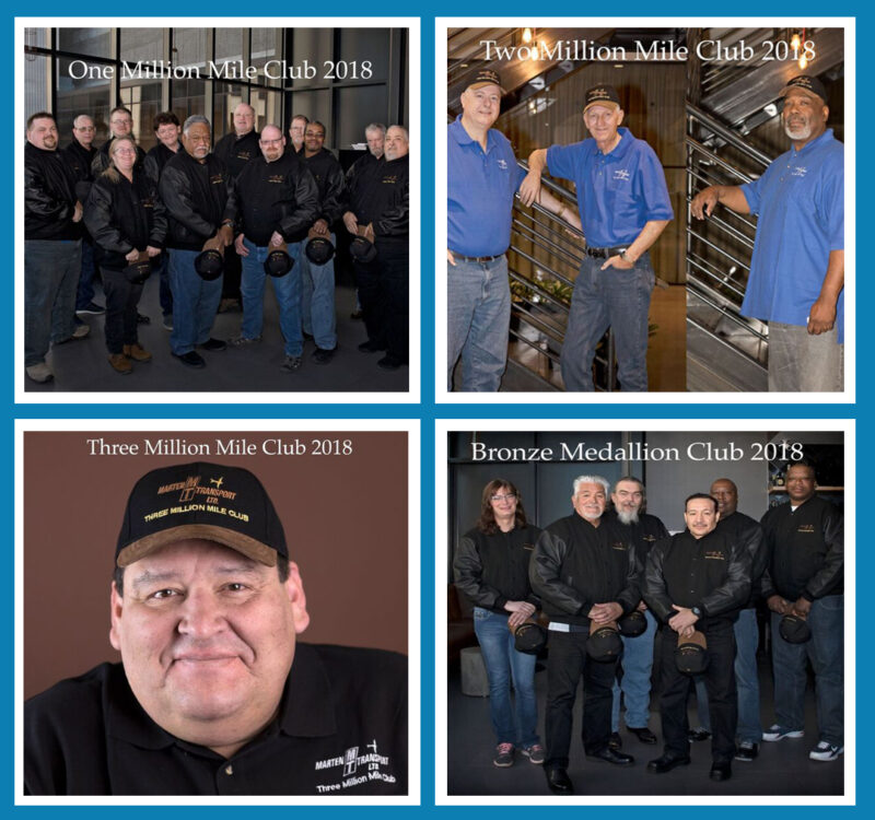 Million Mile Drivers 2018
