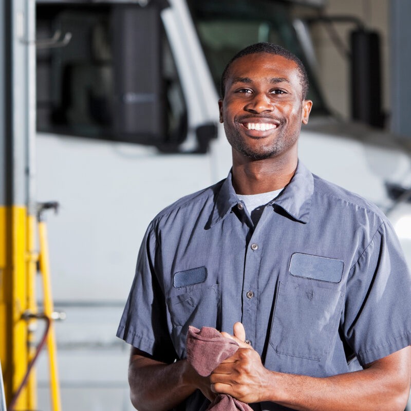 Maintenance Technician smiling