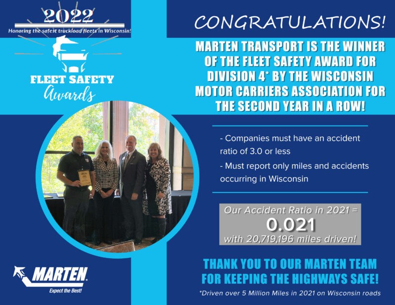 WMCA Fleet Safety Award 2022